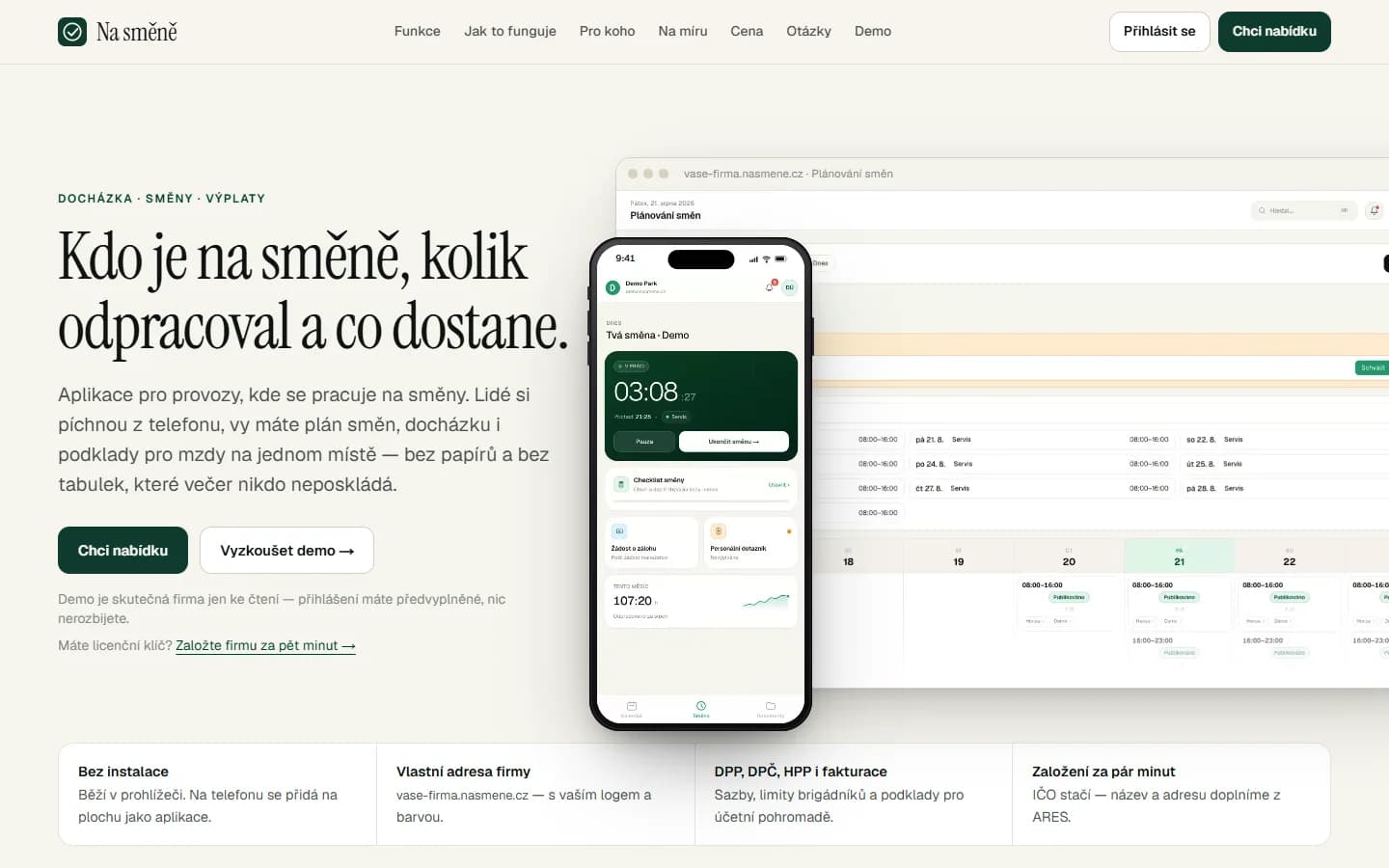 Na směně: Můj SaaS produkt